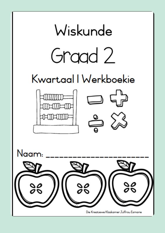 Wiskunde Graad 2 Kwartaal 1 - Beplanning &amp; Werkboekie (2026)