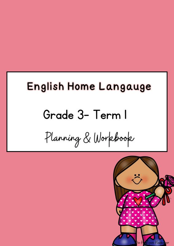 English Home Language Grade 3 Term 1 - Planning &amp; Workbook (2026)