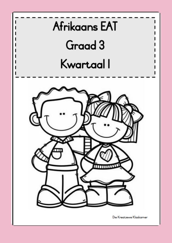 Afrikaans Eerste Addisionele Taal Graad 3 Kwartaal 1 - Beplanning &amp; Werkboek (2026)