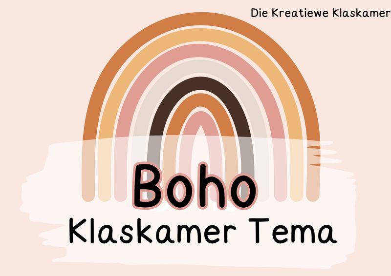 Grondslagfase - Boho Klaskamer Tema
