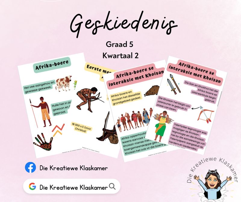 Geskiedenis Graad 5 Kwartaal 2 Plakkate