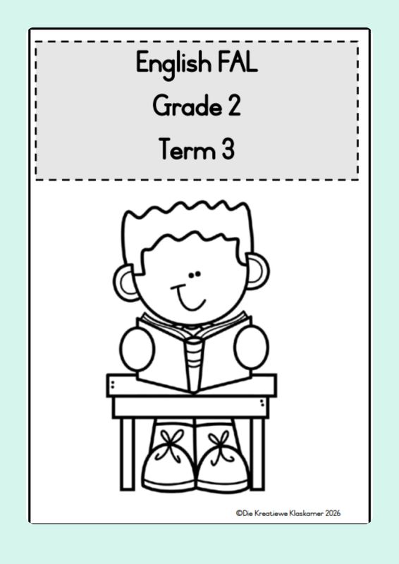 English First Additional Language Grade 2 Term 3 - Planning &amp; Workbook (2026)