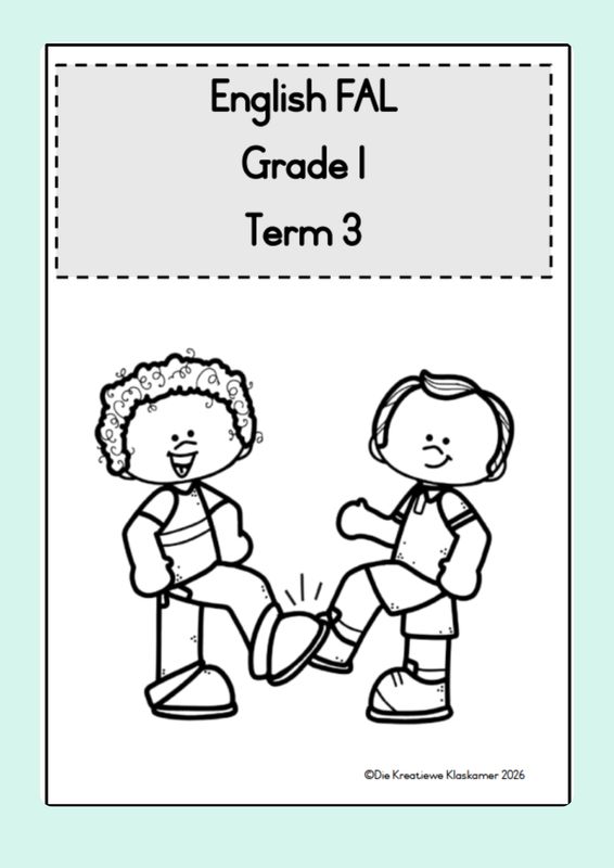 (2026) English First Additional Language Grade 1 Term 3 - Planning &amp; Workbook