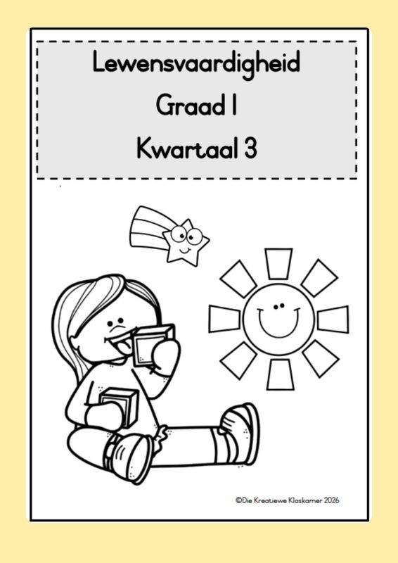 (2026) Lewensvaardighede Graad 1 Kwartaal 3 - Beplanning &amp; Werkboek