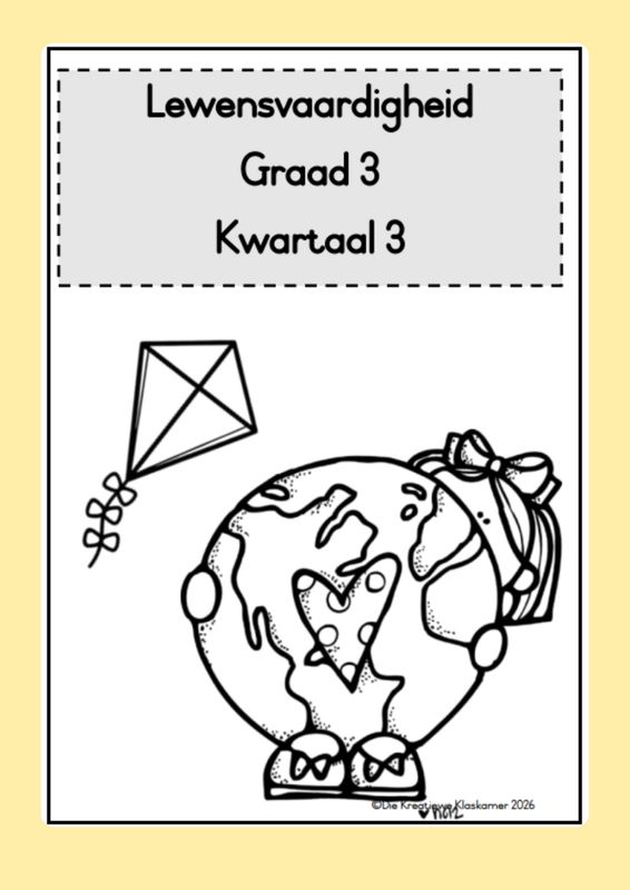 Lewensvaardigheid Graad 3 Kwartaal 3 - Beplanning &amp; Werkboek (2026)