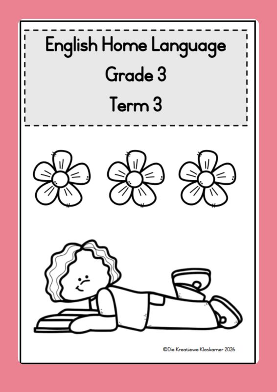 English Home Language Grade 3 Term 3 - Planning &amp; Workbook (2026)