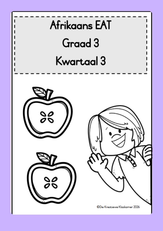 Afrikaans Eerste Addisionele Taal Graad 3 Kwartaal 3 - Beplanning &amp; Werkboek (2026)