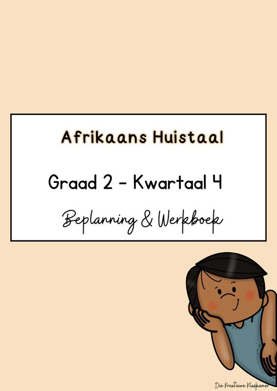 [2026] Afrikaans Huistaal Graad 2 Kwartaal 4 - Beplanning &amp; Werkboek