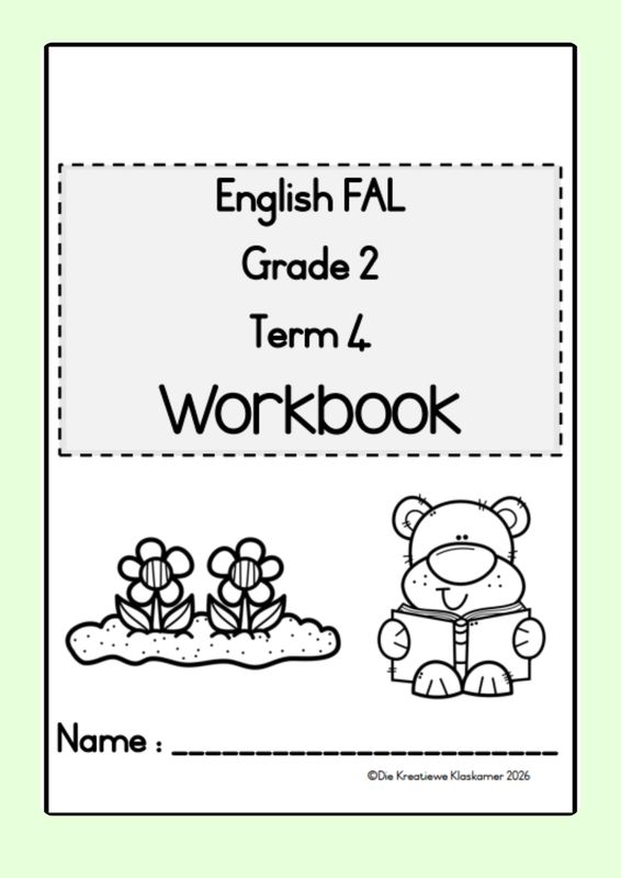 [2026] English First Additional Language Grade 2 Term 4 - Planning &amp; Workbook