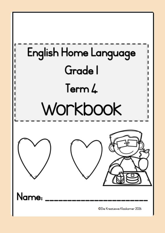 [2026] English Home Language Grade 1 Term 4 - Planning &amp; Workbook