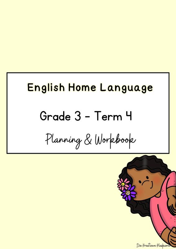[2026] English Home Language Grade 3 Term 4 - Planning &amp; Workbook