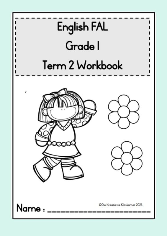 English FAL Grade 1 Term 2 - Planning &amp; Workbook (2026)