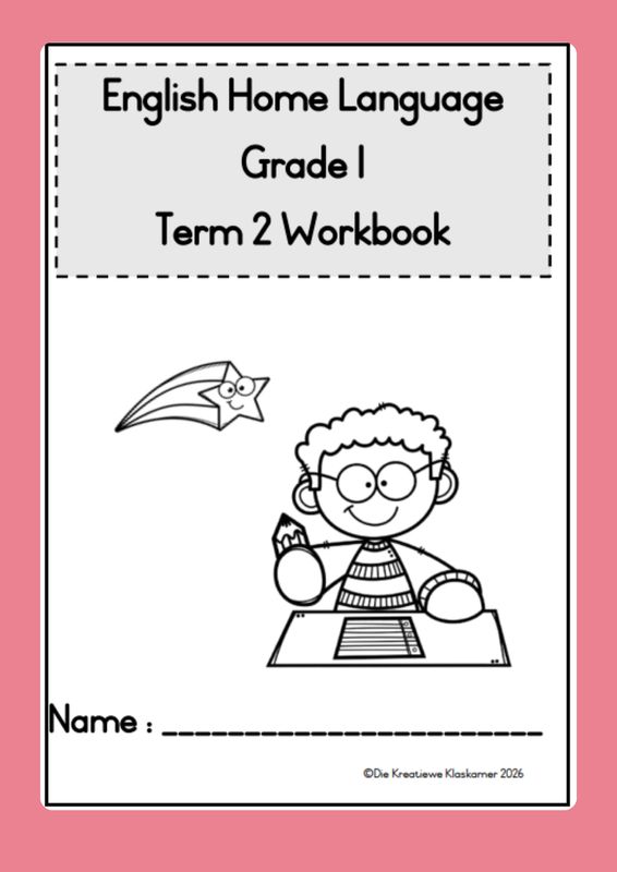 English Home Language Grade 1 Term 2 - Planning &amp; Workbook (2026)