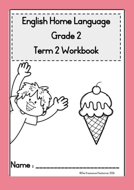 English Home Language Grade 2 Term 2 - Planning and Workbook (2026)