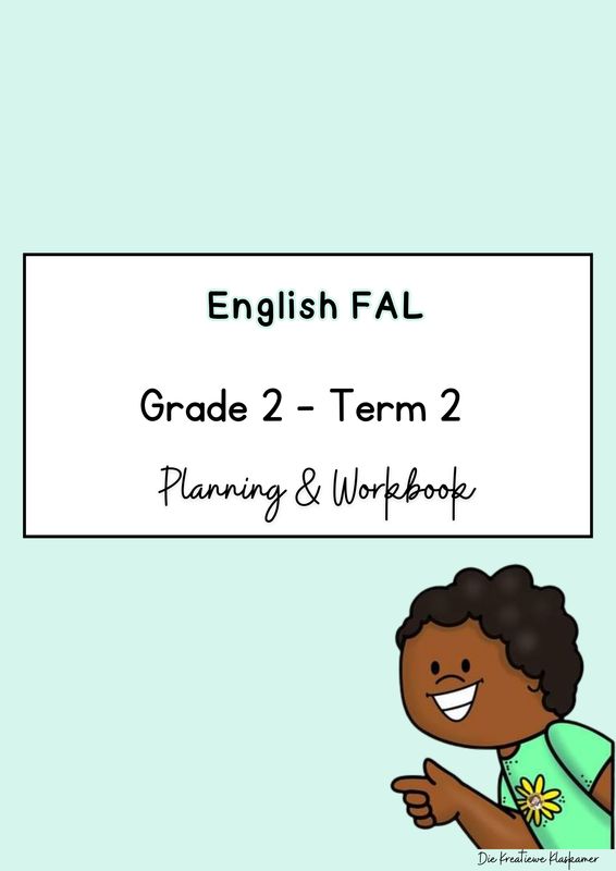 English FAL Grade 2 Term 2 - Planning &amp; Workbook (2026)