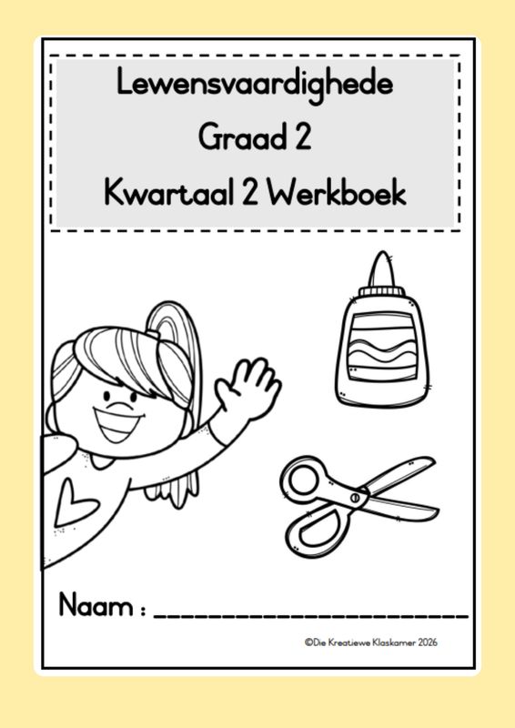 Lewensvaardighede Graad 2 Kwartaal 2 - Beplanning &amp; Werkboek (2026)