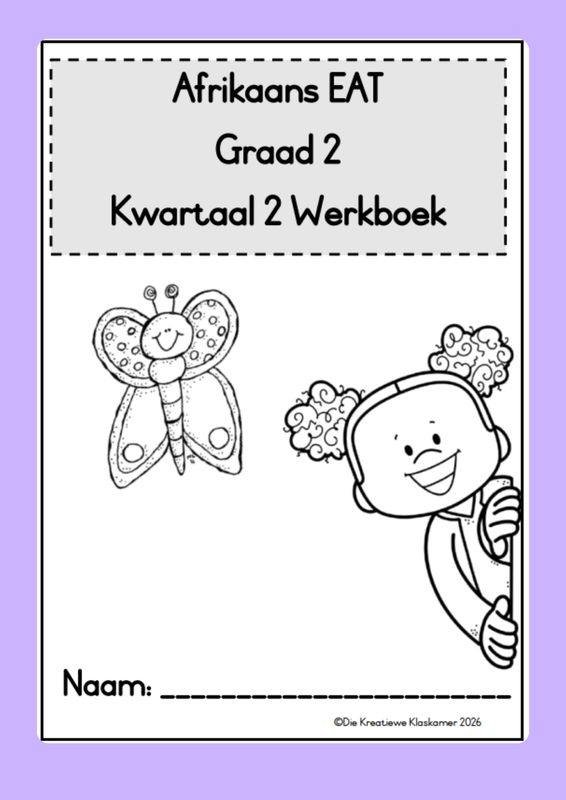 Afrikaans First Additional Language Grade 2 Term 2 - Planning &amp; Workbook (2026)