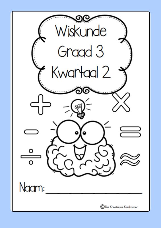 Wiskunde Graad 3 Kwartaal 2 - Beplanning &amp; Werkboek (2026)