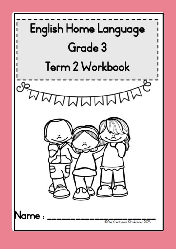 English Home Language Grade 3 Term 2 - Planning &amp; Workbook (2026)