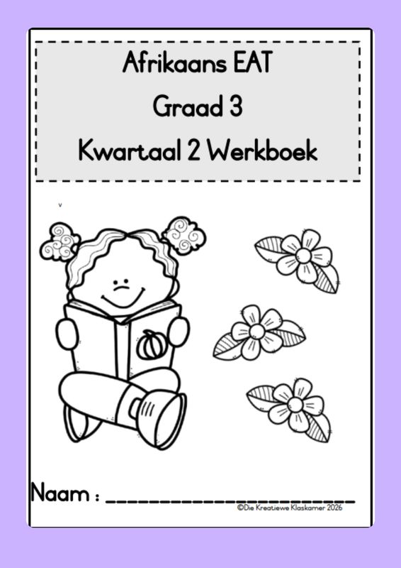 Afrikaans Eerste Addisionele Taal Graad 3 Kwartaal 2 - Beplanning &amp; Werkboek (2026)