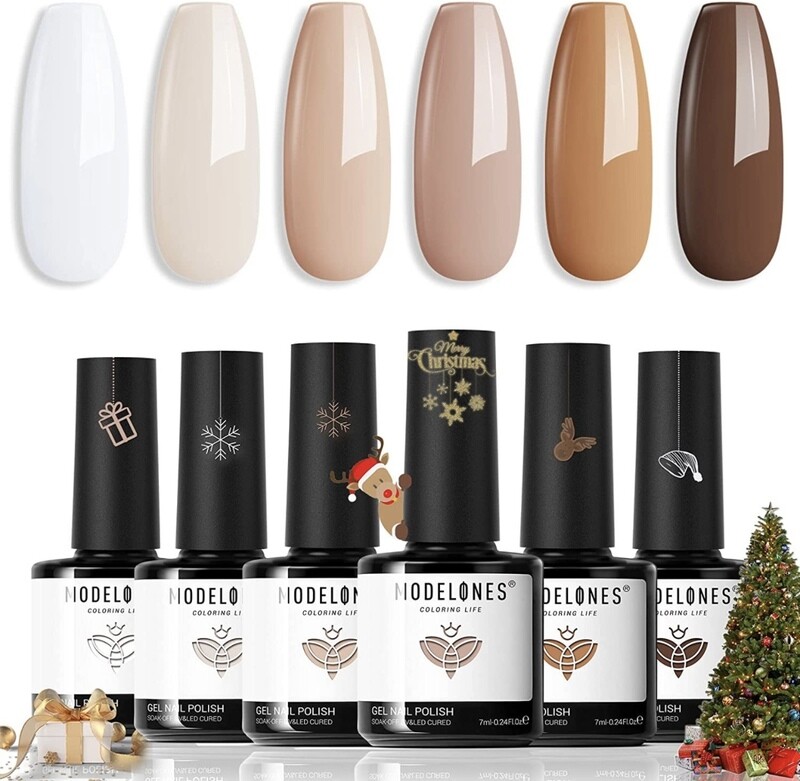 Winter Gel Nail Polish Collection (Set of 6 Colors)