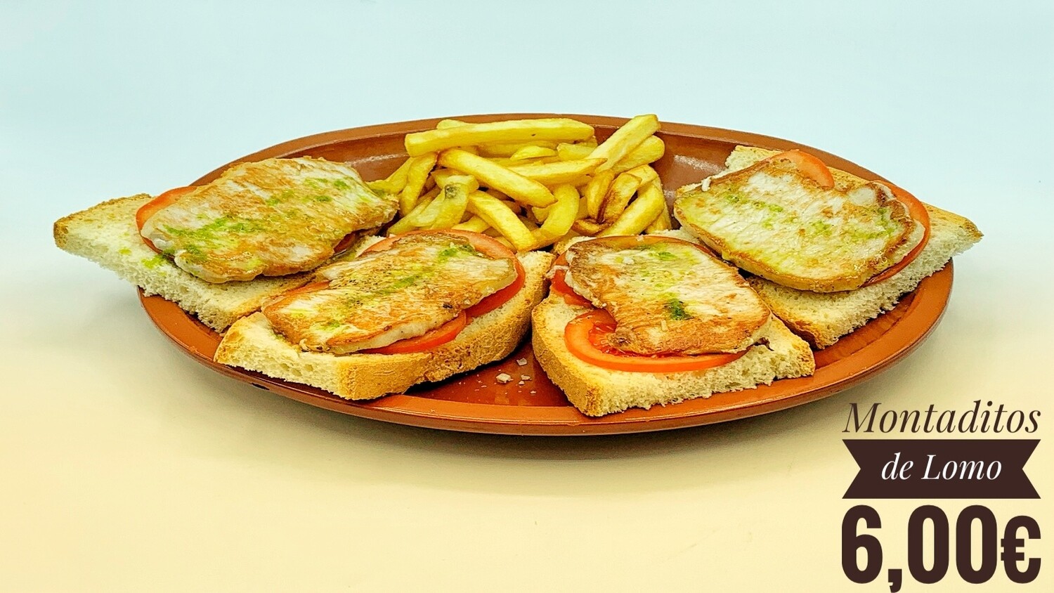 Montaditos de lomo 5 unidades Montaditos de lomo 5 unidades