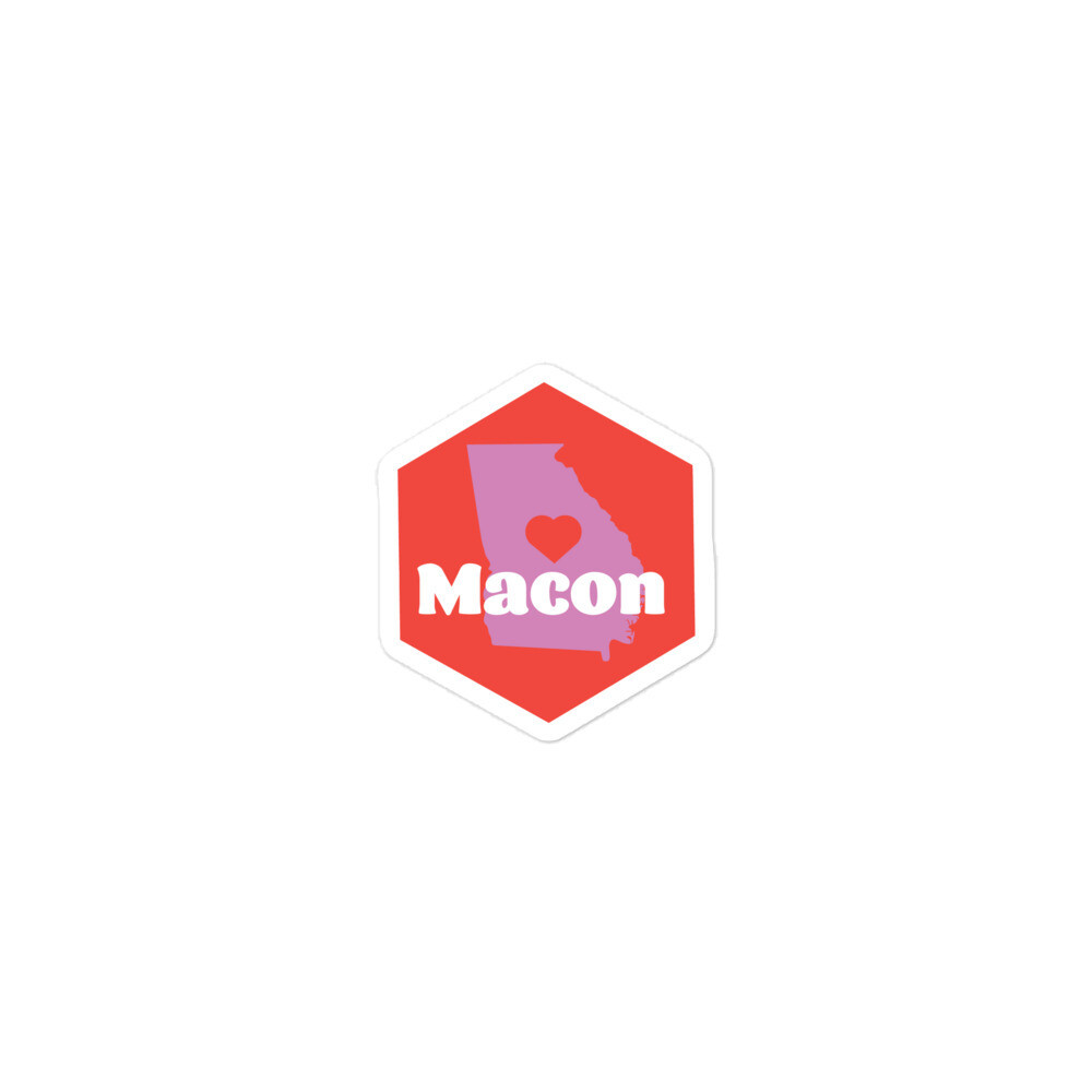Macon Georgia State Sticker