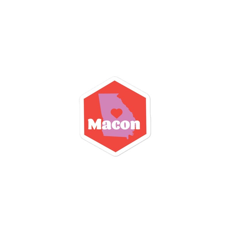 Macon Georgia State Sticker