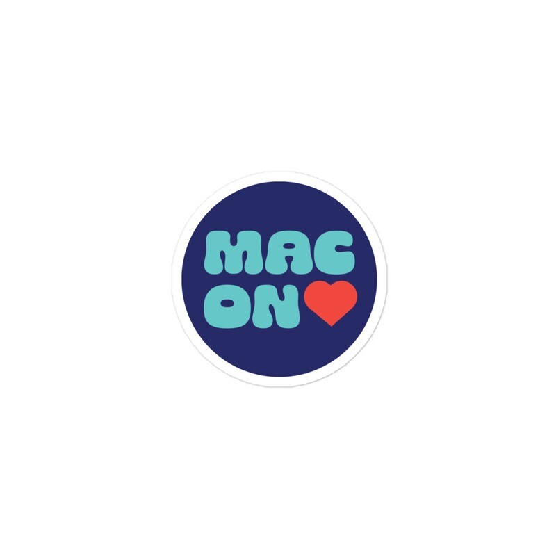 Love Macon Sticker
