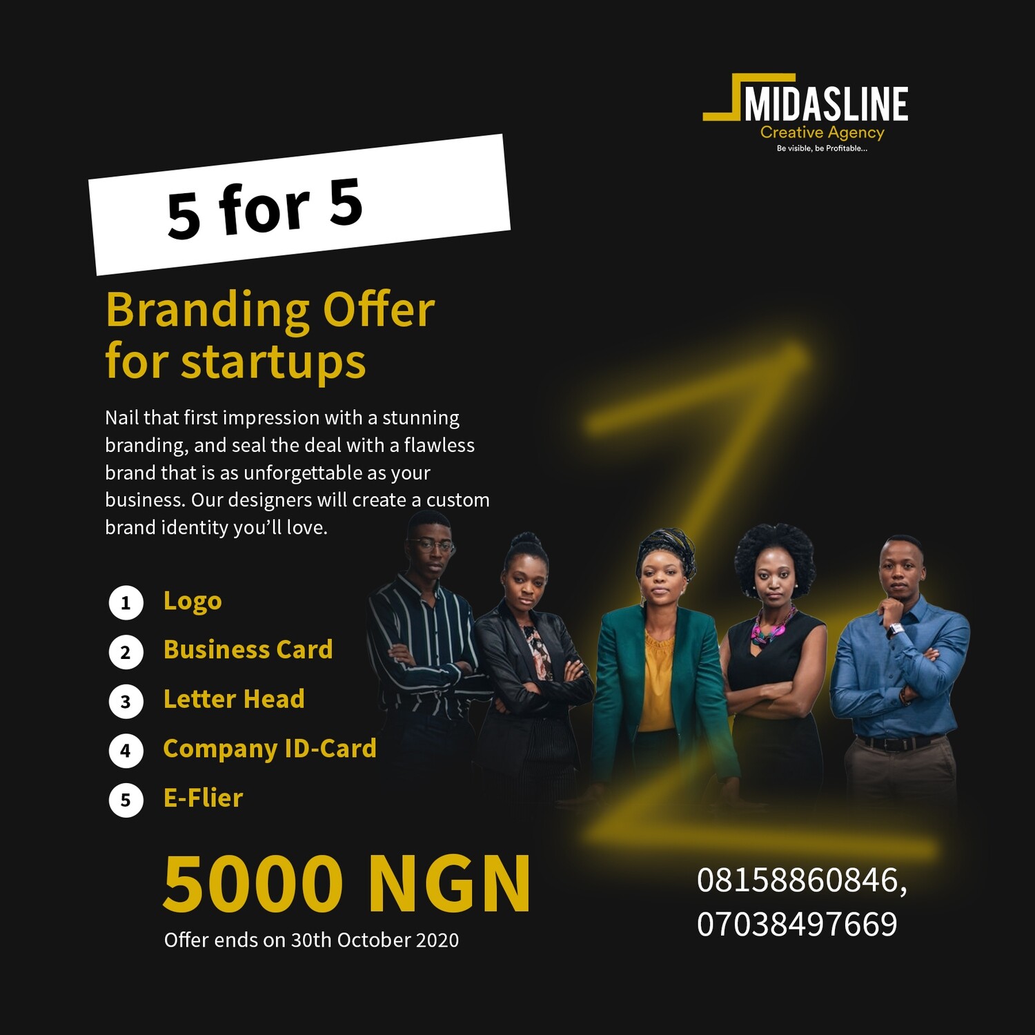 Special 5 for 5 offer