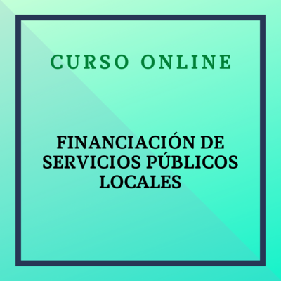 Financiación de Servicios Públicos Locales. Del 23 de marzo al 20 de abril de 2023