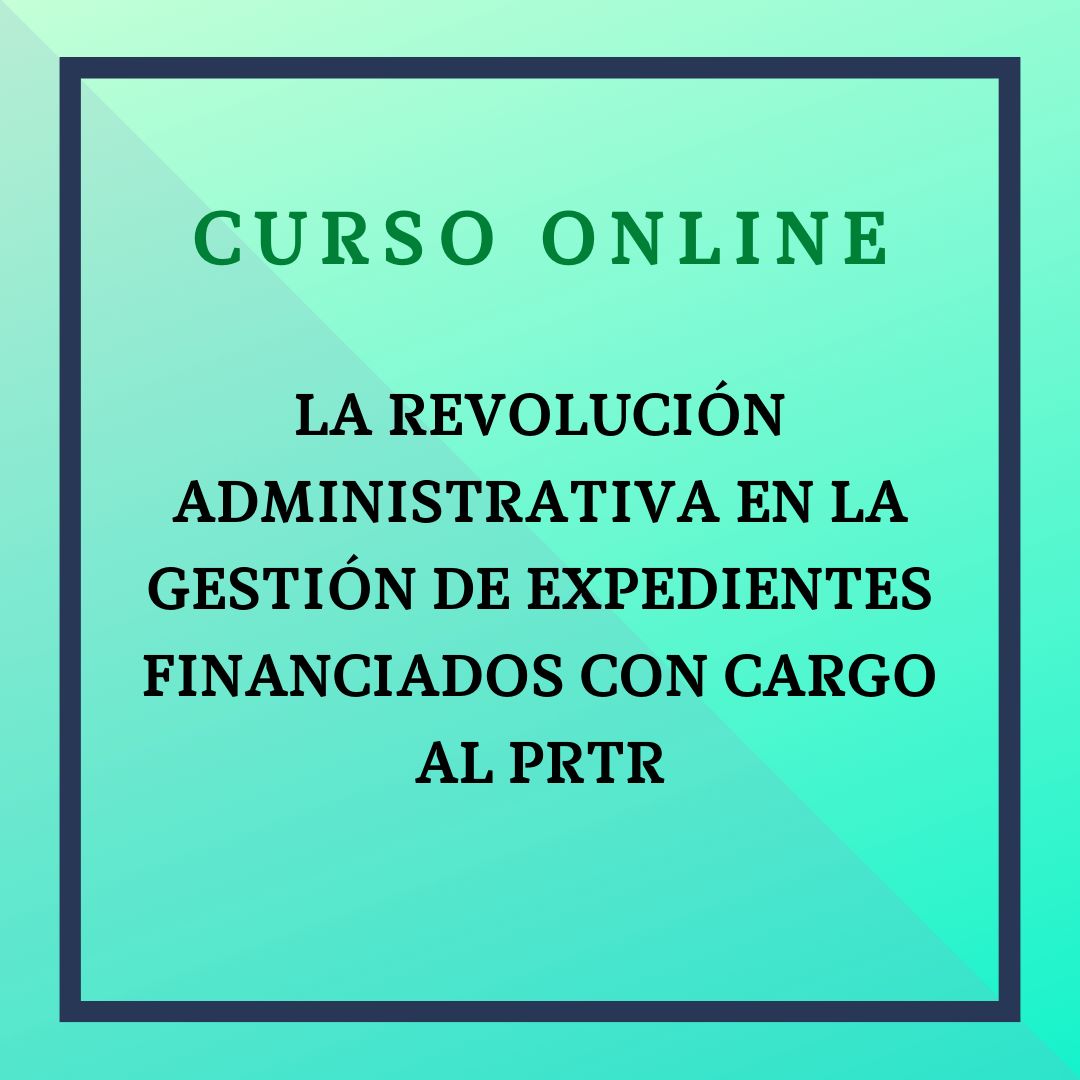 Gestión de expedientes financiados con cargo al Plan Nacional de Recuperación Transformación y Resiliencia. Del 20 de octubre al 30 de noviembre de 2025