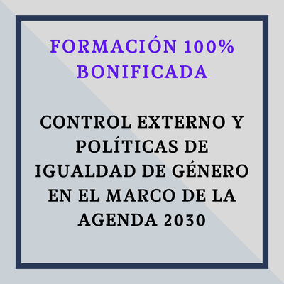 Control Externo y Políticas de Igualdad de Genero en el marco de la Agenda 2030