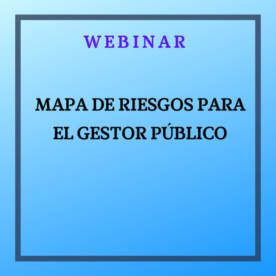 Mapa de riesgos para el gestor público. 2 octubre 2025