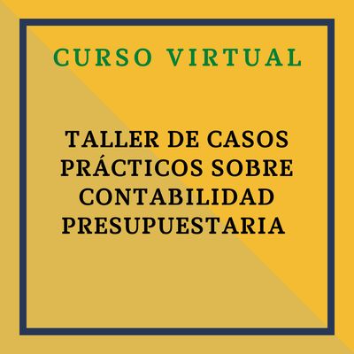 Taller de casos prácticos sobre Contabilidad Presupuestaria
30 de septiembre y 1 de octubre de 2024