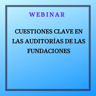 Cuestiones clave en las Auditorías de las Fundaciones. 20 febrero de 9 a 11h