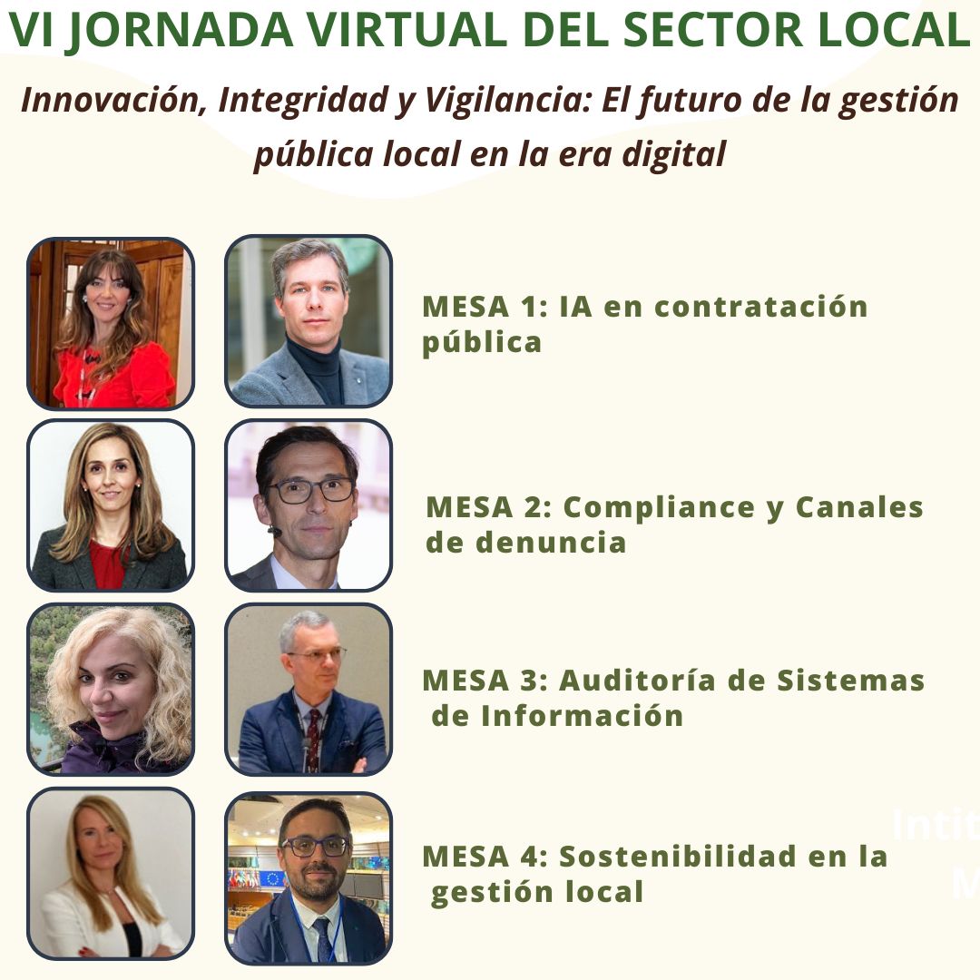 VI Jornada Virtual sobre el Sector Local: Innovación, Integridad y Vigilancia: El futuro de la gestión pública local en la era digital.  7 y 8 de mayo de 2026