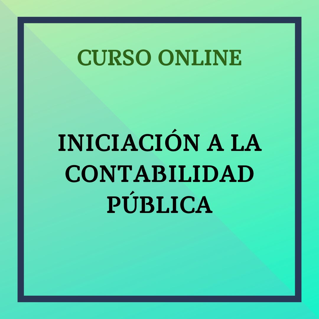 Iniciación a la Contabilidad Pública. 5 noviembre - 4 diciembre