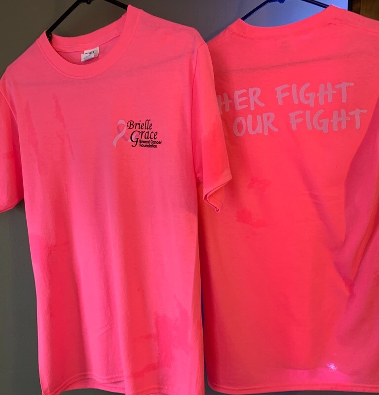 Brielle Grace Logo Shirts   Pink shirt
Her Fight is our fight ! Donation