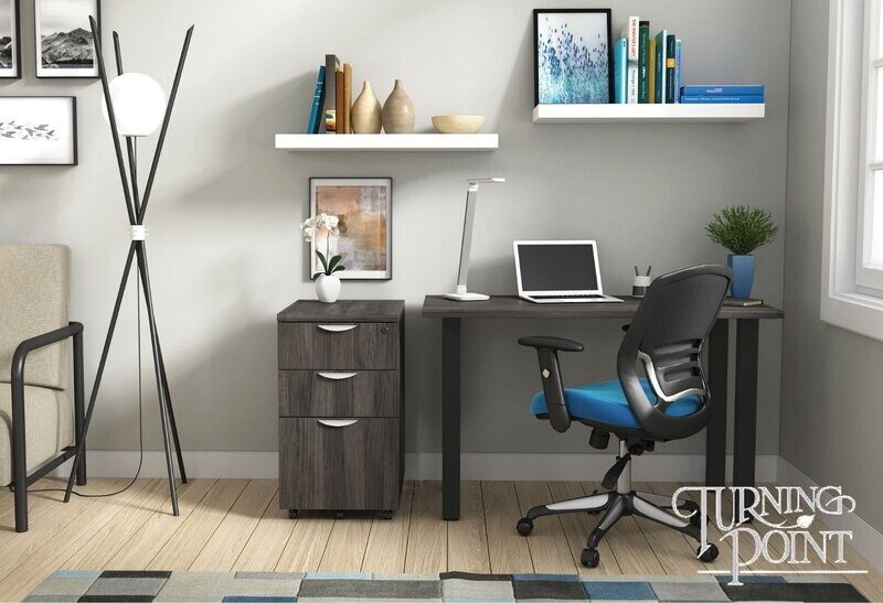Table Desk with Mobile Pedestal Locking
