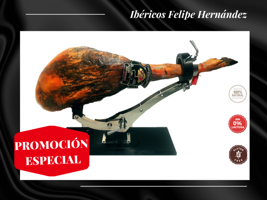 Jamón Bellota Ibérico 75% Raza Ibérica.