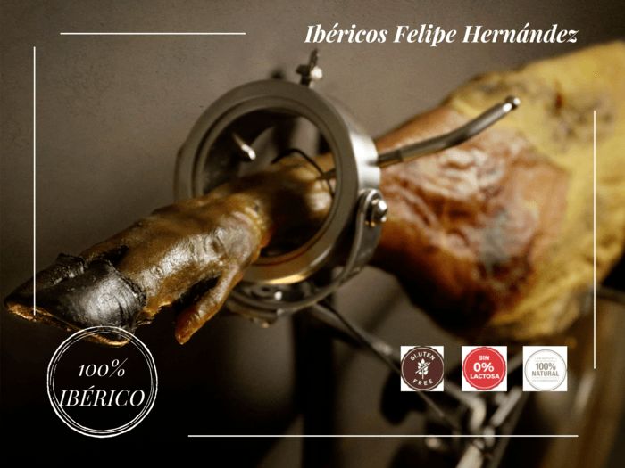 1/2 Jamón Bellota 100% Ibérico Loncheado