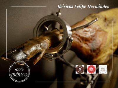 1/2 Jamón Bellota 100% Ibérico Loncheado