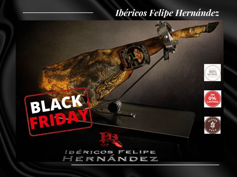 BLACK FRIDAY: Jamón Bellota 100% Ibérico. SEGUNDA UNIDAD 220€