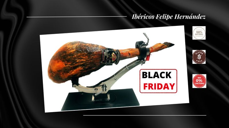 BLACK FRIDAY: Jamón Bellota Ibérico 75% Raza Ibérica. SEGUNDA UNIDAD 250€