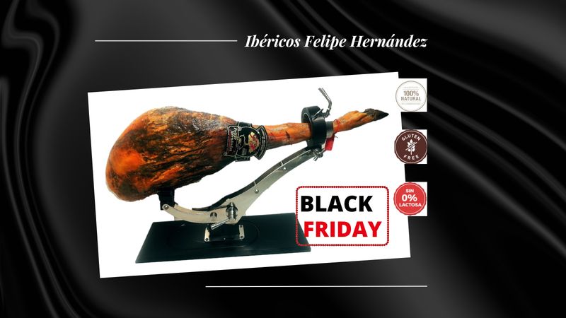 BLACK FRIDAY: Jamón Bellota Ibérico 75% Raza Ibérica. SEGUNDA UNIDAD 250€ BLACK FRIDAY: Jamón Bellota Ibérico 75% Raza Ibérica. SEGUNDA UNIDAD 250€