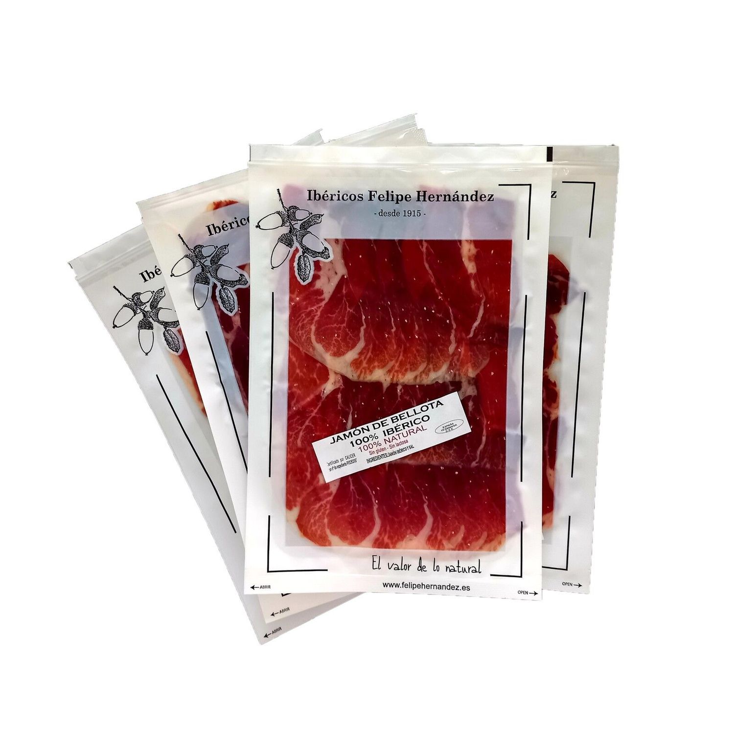 Pack Jamón Bellota 100% Ibérico 100% Natural Pack Jamón Bellota 100% Ibérico 100% Natural
