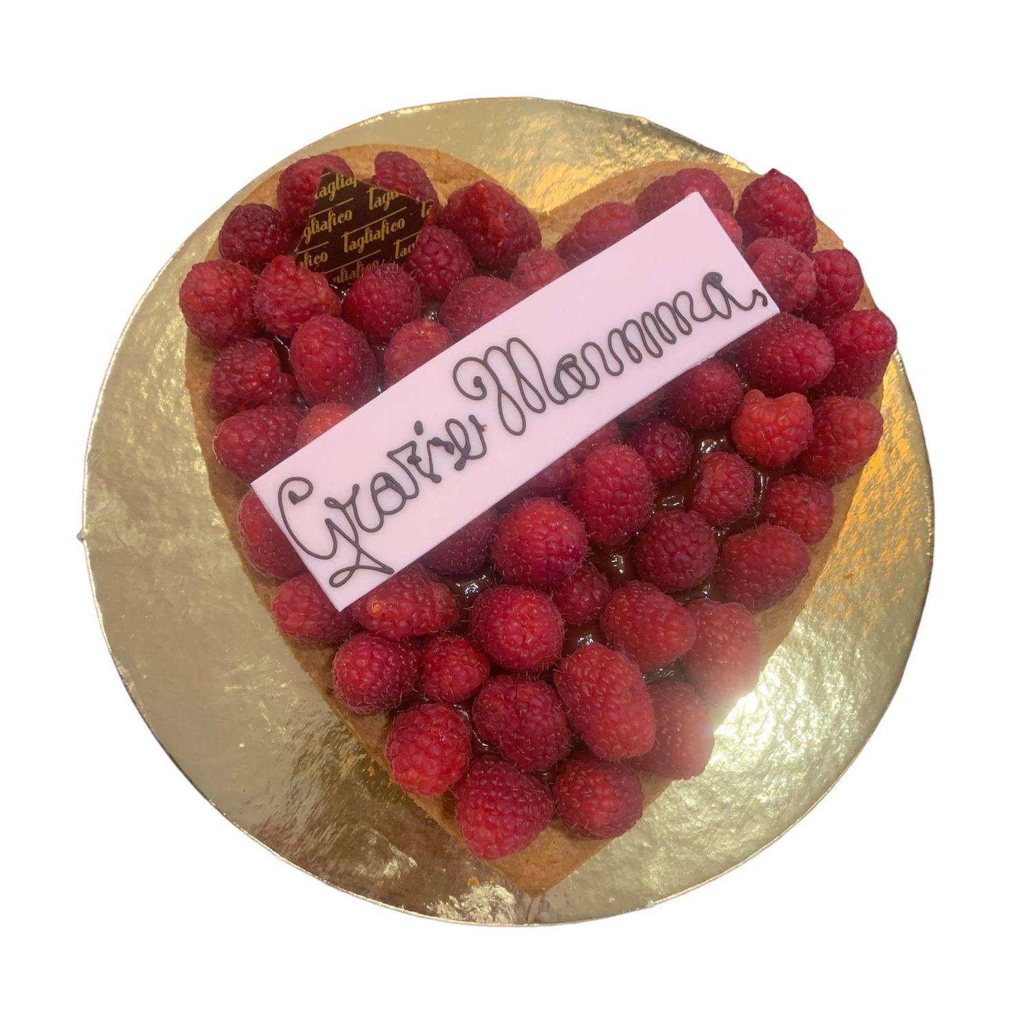 Cuore Sablé lamponi al cioccolato per la festa della mamma