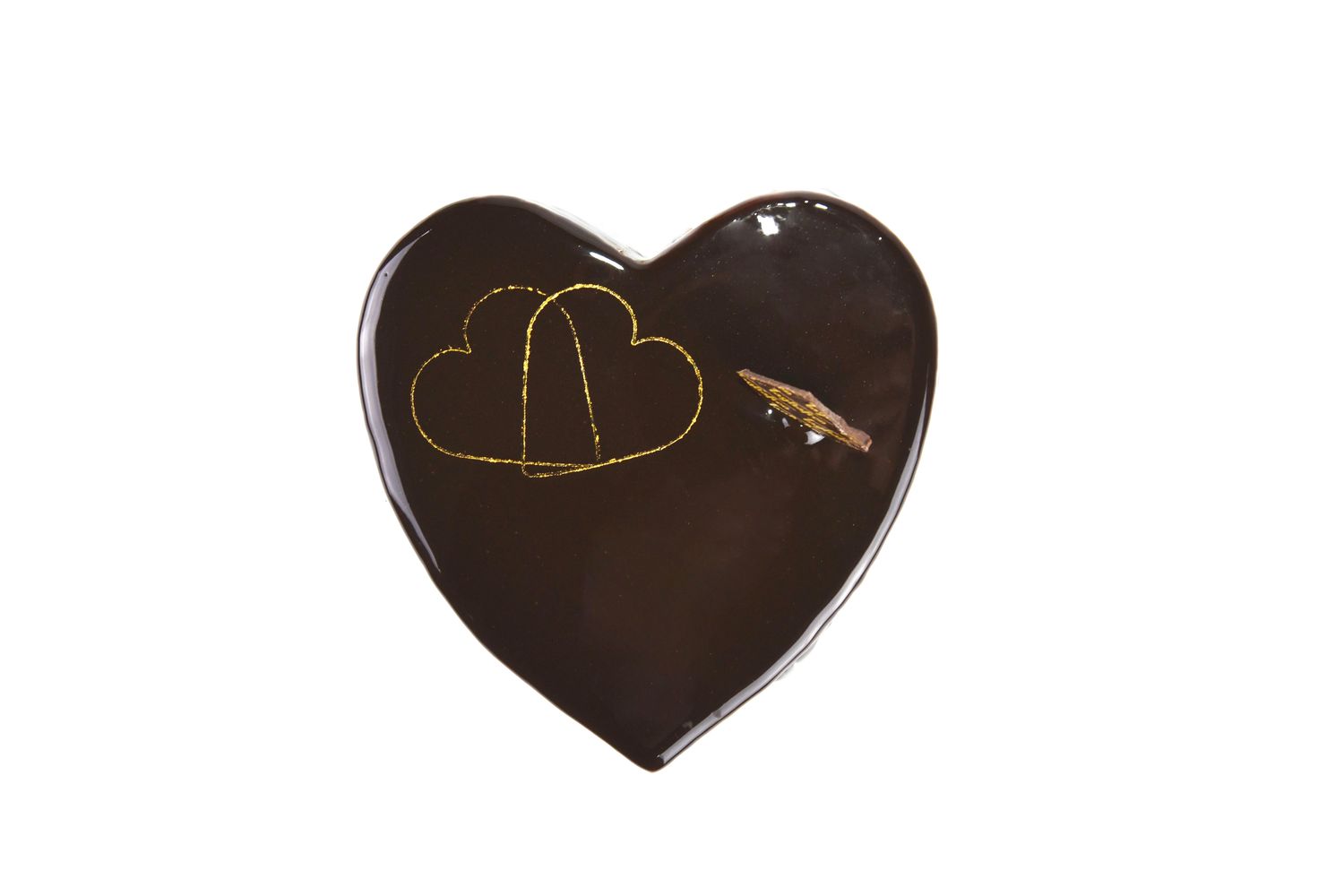 Cuore di mousse al cioccolato per la festa della mamma