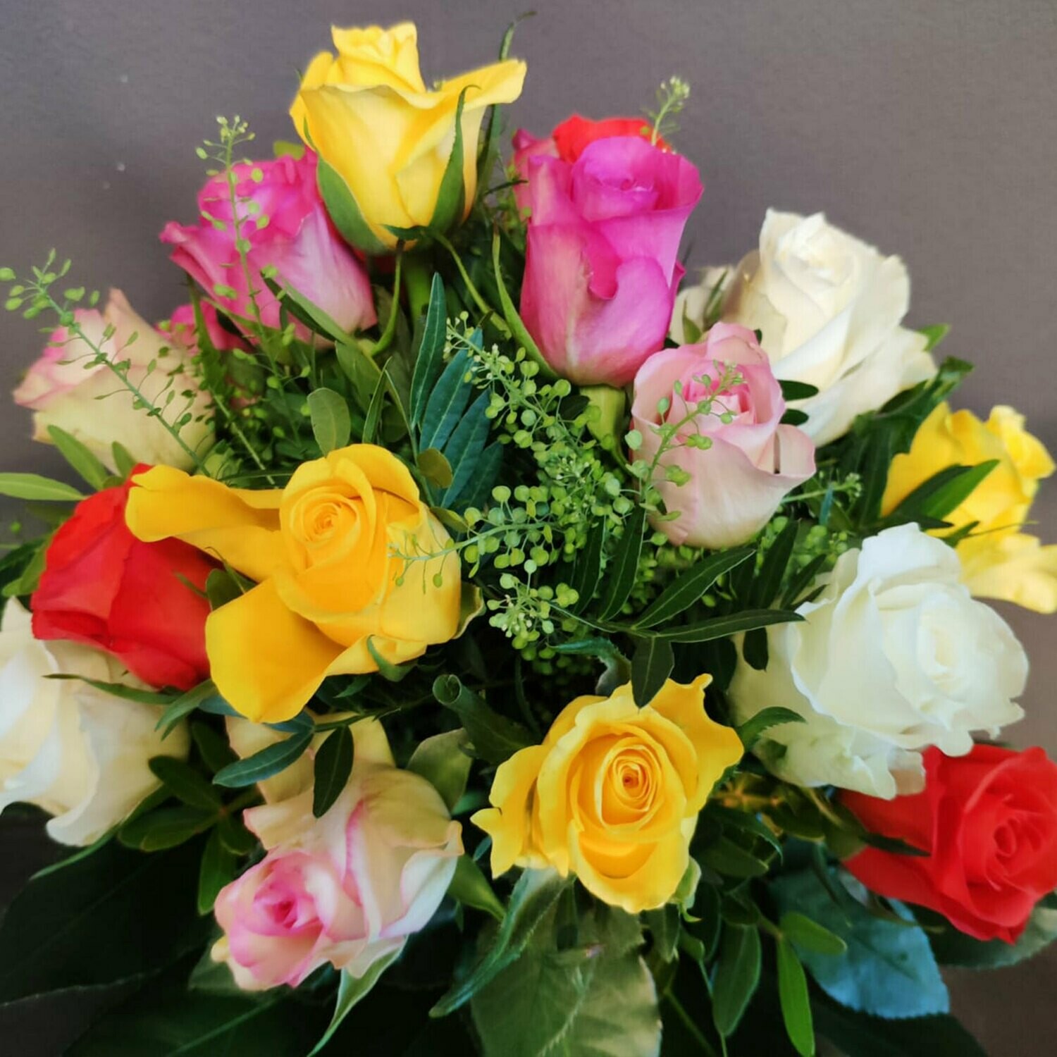 Rosenstrauß  &quot;20 bunte Rosen&quot;